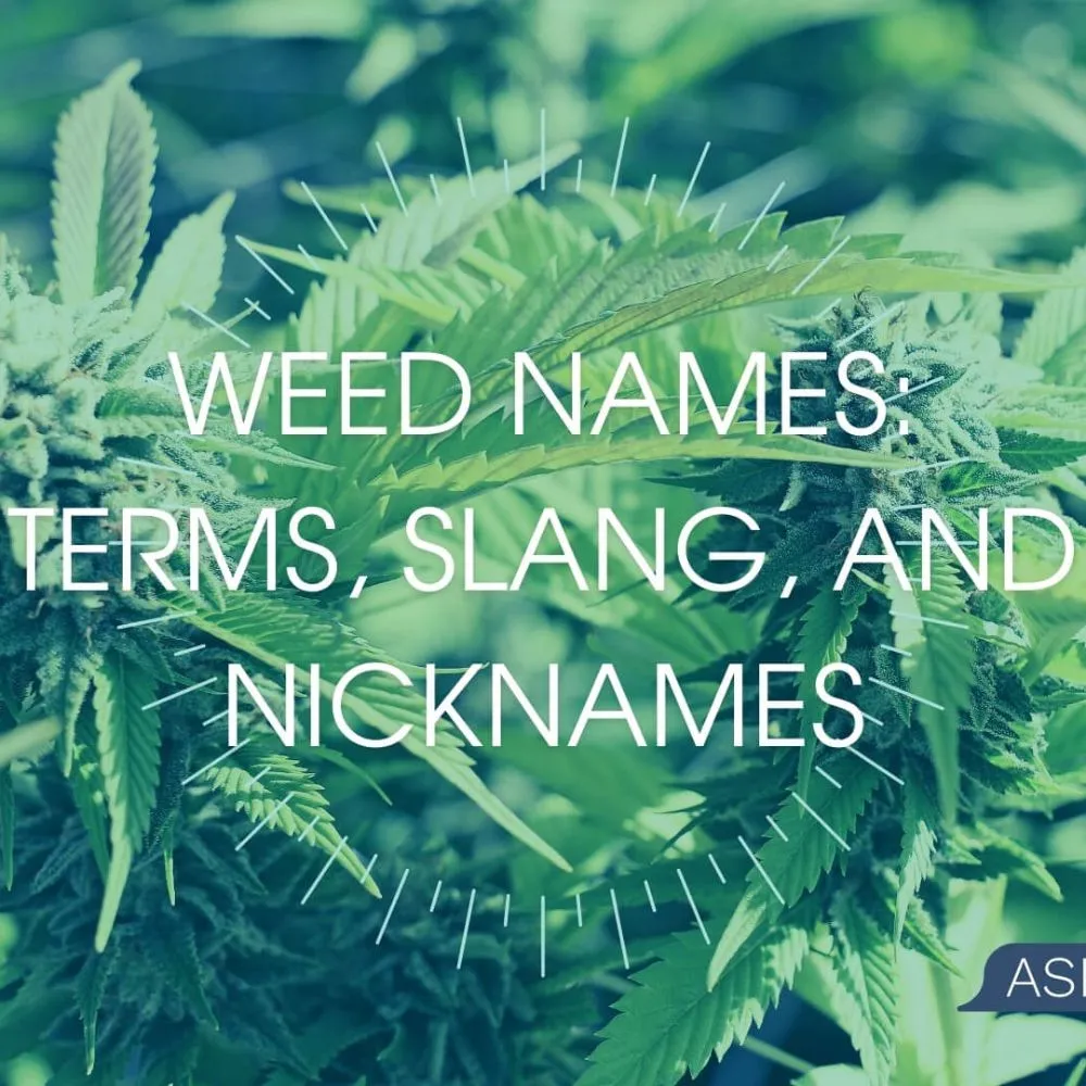 Nicknames for Weed