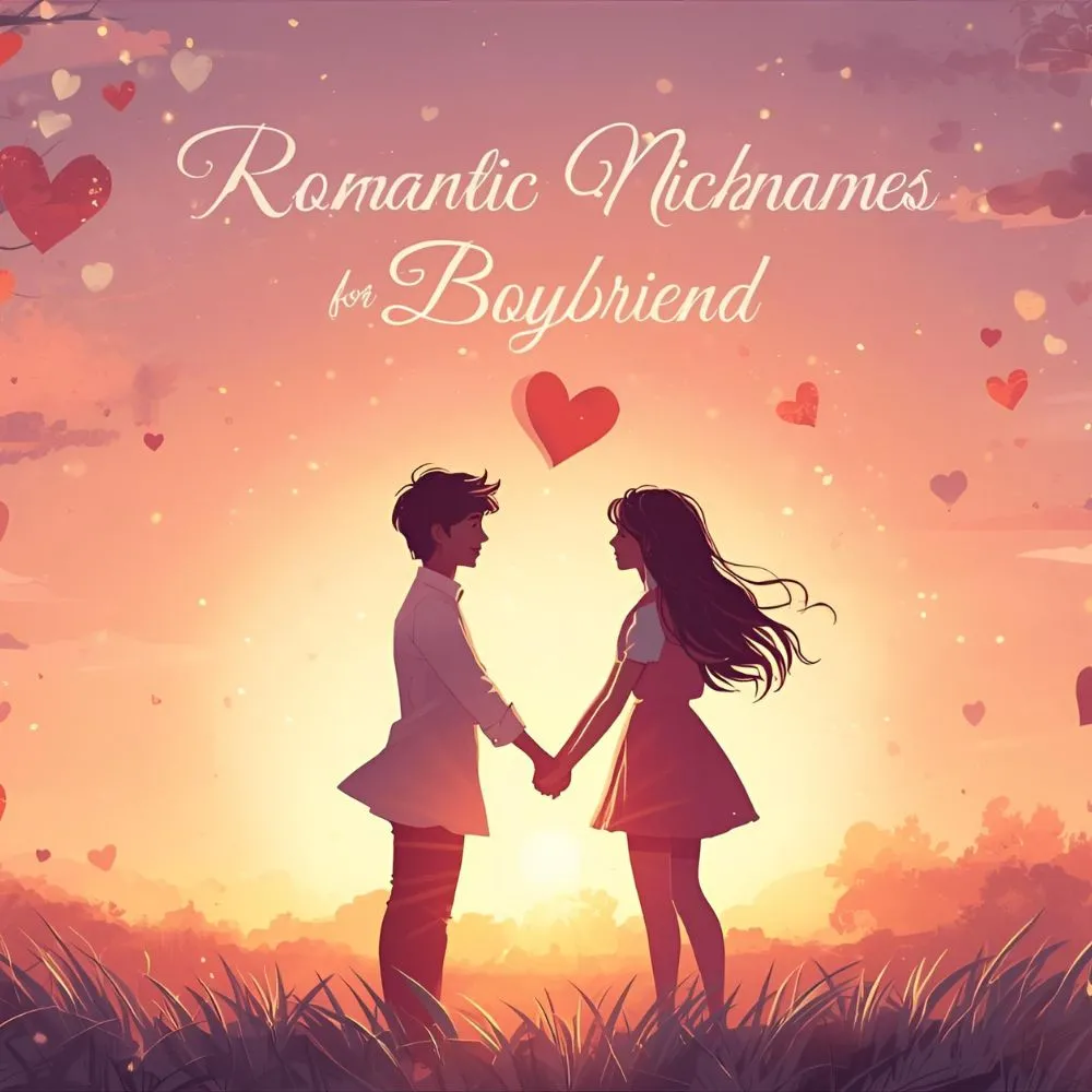 Romantic Nicknames for Boyfriend