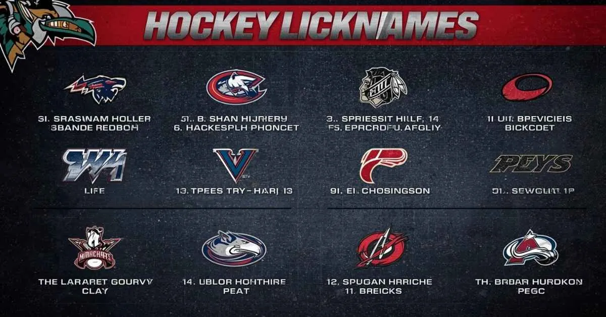 Hockey Nicknames