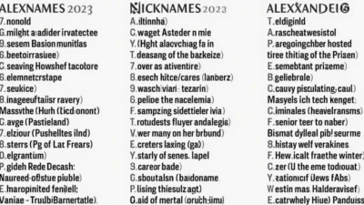 Nicknames for Alexander