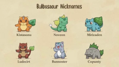 Bulbasaur Nicknames