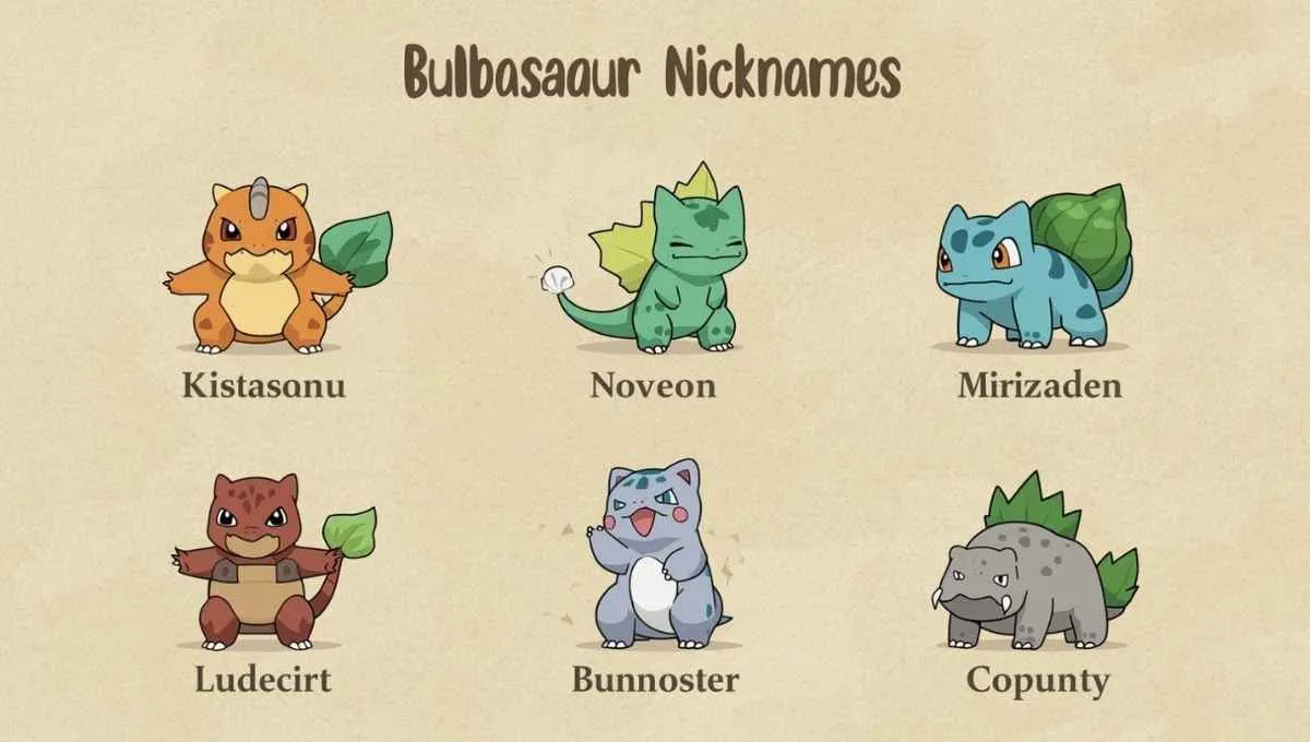 Bulbasaur Nicknames