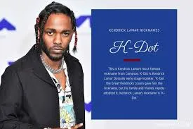 Kendrick Lamar Nicknames