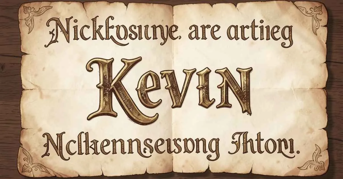 Nicknames for Kevin
