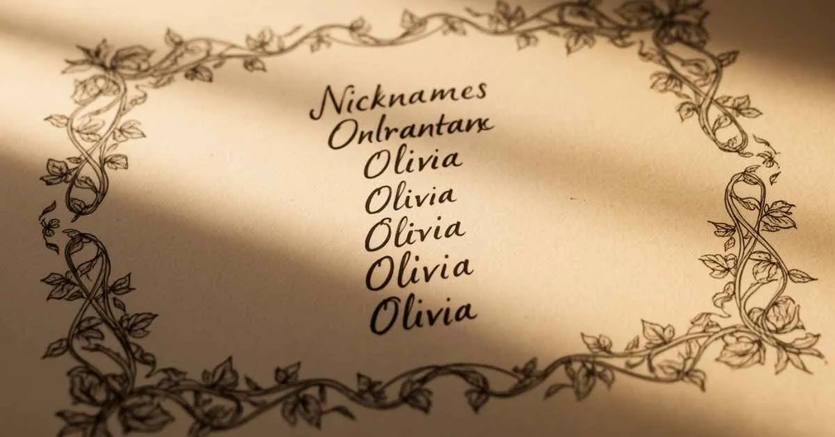 Nicknames for Olivia