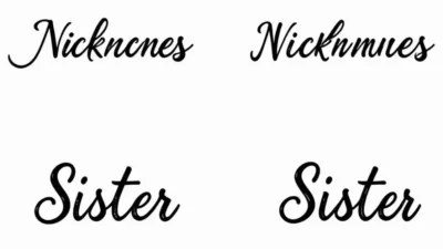 Nicknames for Sister