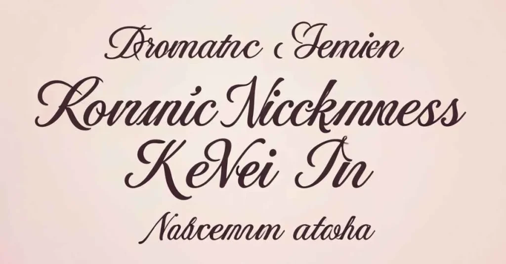 Romantic Nicknames for Kevin 