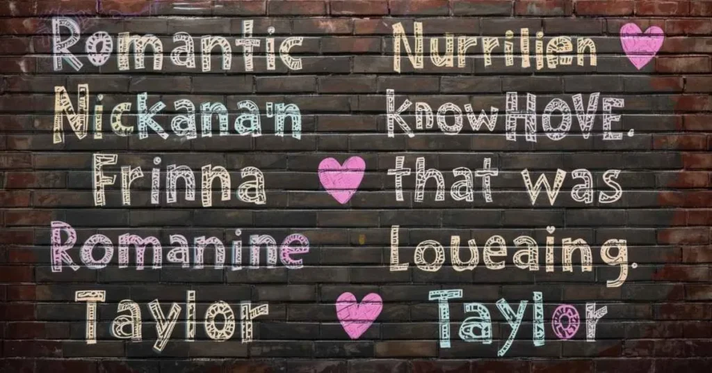 Romantic Nicknames for Taylor