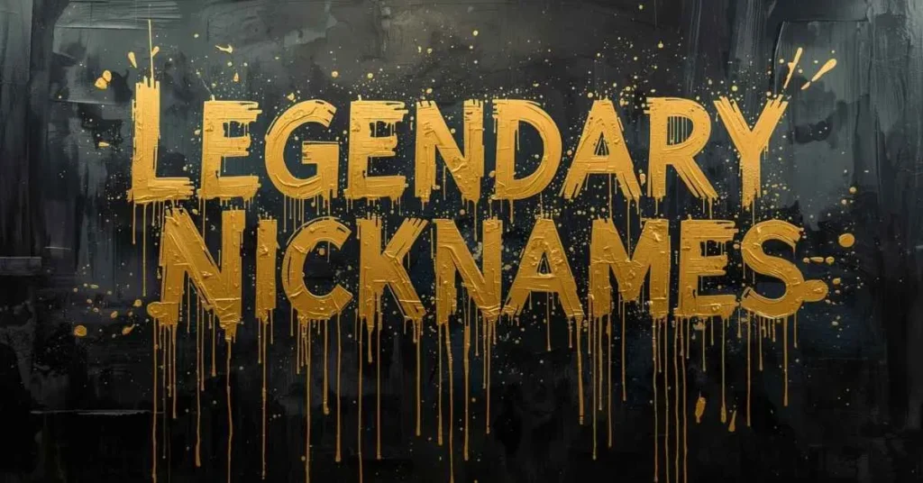  Legendary Nicknames