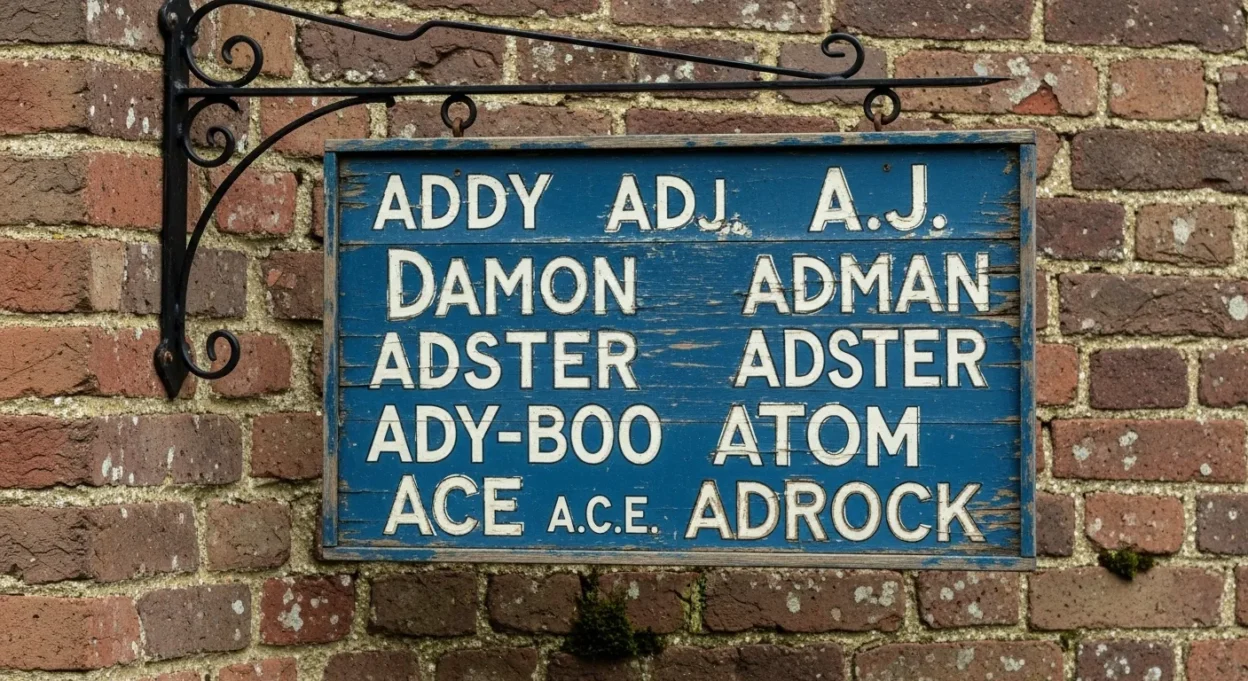 Nicknames for Adam