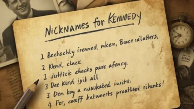Nicknames for Kennedy